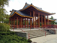 Le pavillon à pagode.