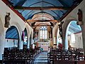 L'église paroissiale Saint-Méen : vue intérieure d'ensemble.