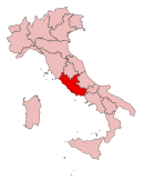 Lacio en Italia