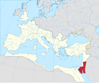 Arabia Petraea or simply Arabia existed from the 2nd century onwards. Including regions in Jordan, Palestine, the Sinai Peninsula, and the northwestern Arabian Peninsula Roman Empire - Arabia Petraea (125 AD).svg