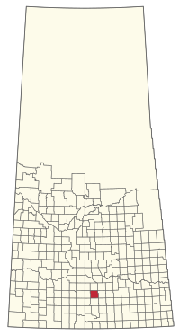 Location of the RM of Baildon No. 131 in Saskatchewan