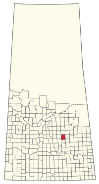 Location of the RM of Big Quill No. 308 in Saskatchewan