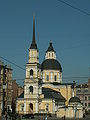 ペテルブルクの聖シモン・アンナ教会は1734年建設のバロック建築。いわゆる「ピョートル・バロック」に属する。
