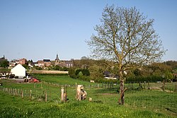 The village in the spring
