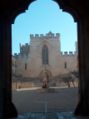 La plaza de San Bernardo vista desde el Arco Real.