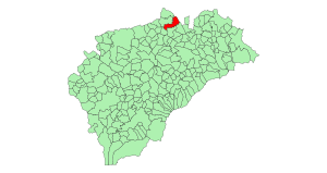 Municipio de Valtiendas, en el que está integrado Caserío de San José