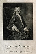 Сэр Исаак Ньютон. Гравюра по Дж. Вандербанку, 1720 г. Wellcome V0004268EL.jpg