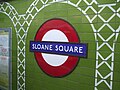 Sloane Square stn roundel. 
 JPG