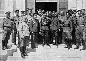 Командование корпуса, 1917 год, фотография из журнала National Geographic Magazine