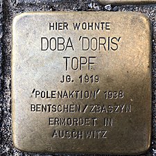 Stolperstein für Doba Topf in Hannover