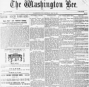 The Washington Bee, May 29, 1886