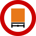 Einfahrtverbot für Kraftfahrzeuge mit gefährlichen Gütern