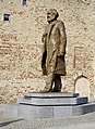 D Karl-Marx-Statue uf em Simeonstiftblatz