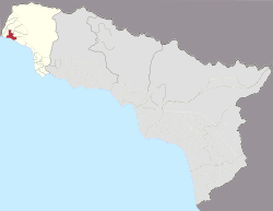 Location in Abkhazia