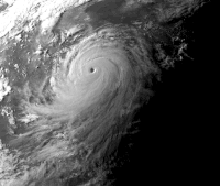 最盛期の台風第9号