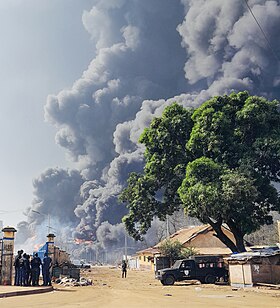 Image illustrative de l’article Explosion du dépôt de carburant de Kaloum