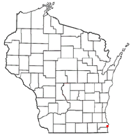 Location of Elmwood Park, Wisconsin