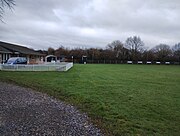 The pavilion at Westlands Sports Ground in Yeovil