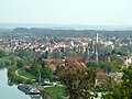 Blick über Wimpfen im Tal und Jagstfeld