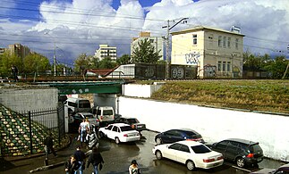 Стара сигнальна вежа біля вхідних стрілок з боку Москви.