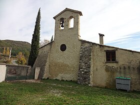 La façade occidentale de l'église