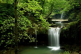 Haft Abshar waterfall at Babol