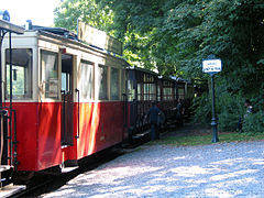 L'arrêt du tram.