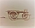 1883 - Van car designed by A.C. KREBS for the captive balloon train in the field. [3]