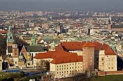 View of Wawel and Stare Miasto