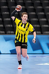 2023-05-13 Handball Frauen, EL Final4 2023, Halbfinale 2, BVB Dortmund - Nykobing Falster Handbold 1DX 2533 by Stepro.jpg