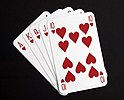 A hand of playing cards