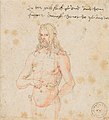 Dürer zeigt auf seine Milz