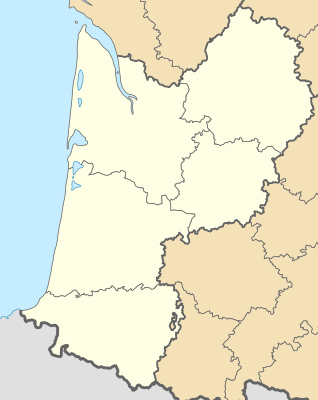 Location map Γαλλία Ακουιτανία