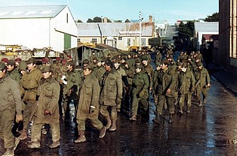 Argentinische Kriegsgefangene im Falklandkrieg