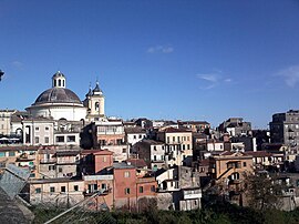Blick auf die Altstadt von Ariccia