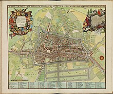 Map of Utrecht, Netherlands (1695). Atlas de Wit 1698-pl044-Utrecht-KB PPN 145205088.jpg