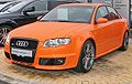 Audi RS4 B7, motor: 4,2 l-8V mas, 420 CP la 7800 rpm, la 5500 rpm cuplul maxim 430 Nm, preț circa 85.050 € (2005-2008)