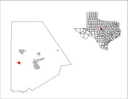 Vị trí trong Quận Brown, Texas