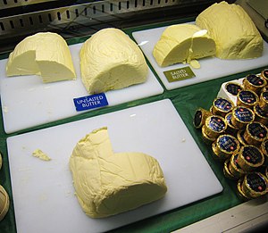 Butter, at the Borough Market, London, 2006.