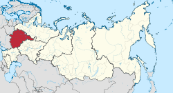 Russia centrale - Localizzazione