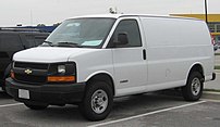 2003-2008 Chevrolet Express photographed in USA.