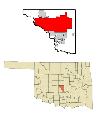 Localizare Norman in Cleveland County and Oklahoma