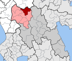 Localização dentro da unidade regional