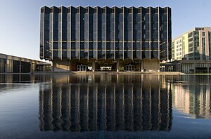 Daytime picture of the Laird Bell Law Quadrangle.