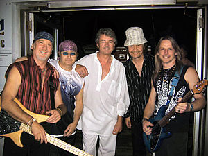 Deep Purple in 2004. From left to right: Roger...