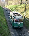 An electric car of the Drachenfels Railway in 2005