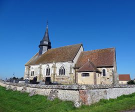 The church in Sainte-Marie-d'Attez