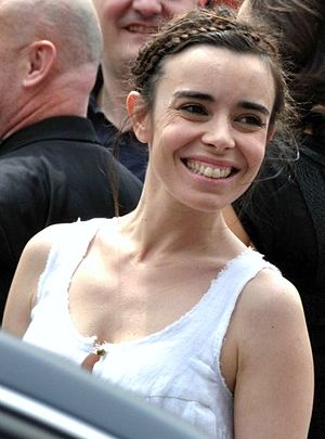 Français : Elodie Bouchez au festival de Cannes.