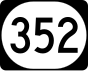 Kentucky Route 352 marker