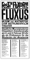 Poster Festum Fluxorum Fluxus.